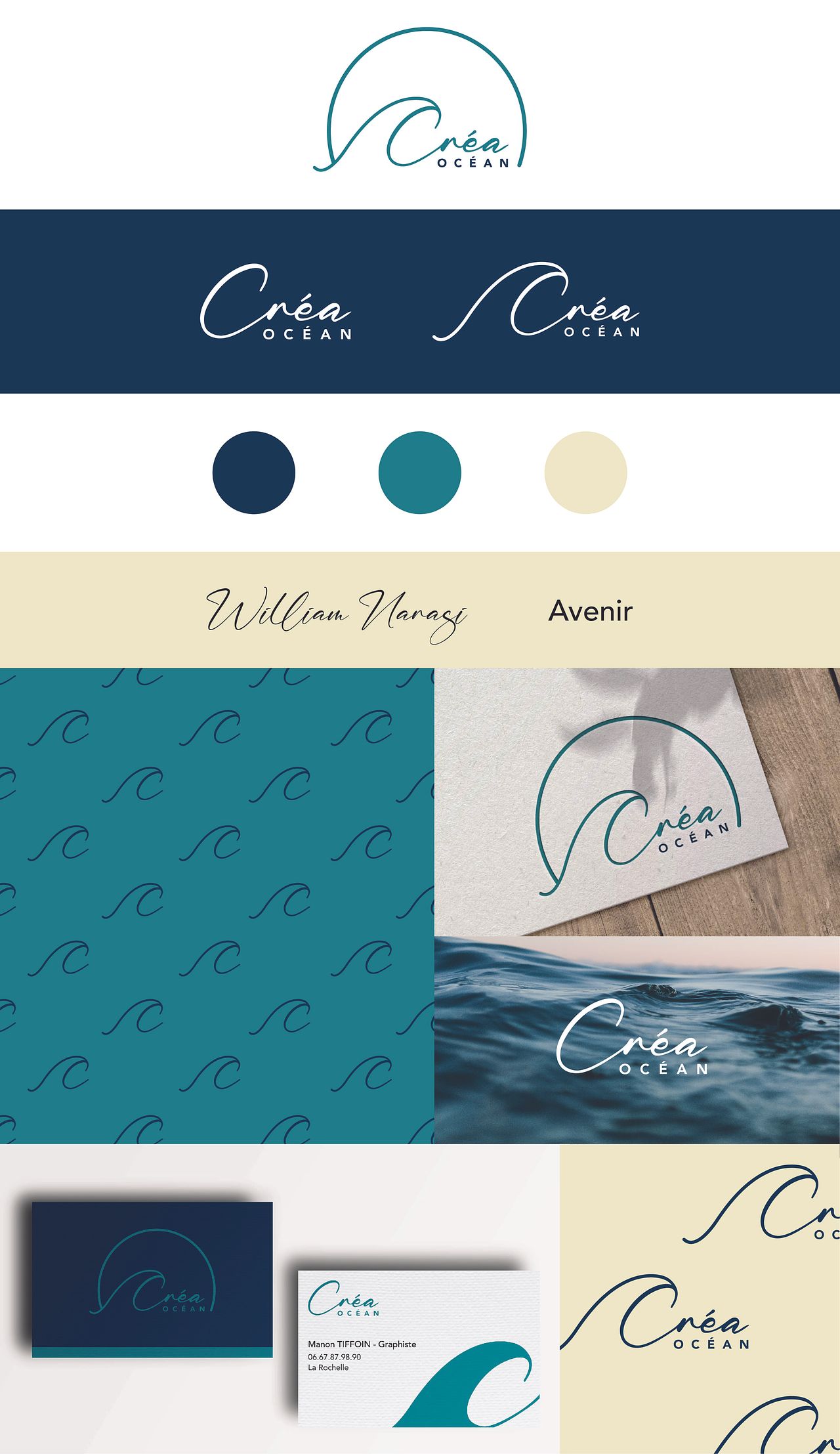 Identité Visuelle CréaOcéan