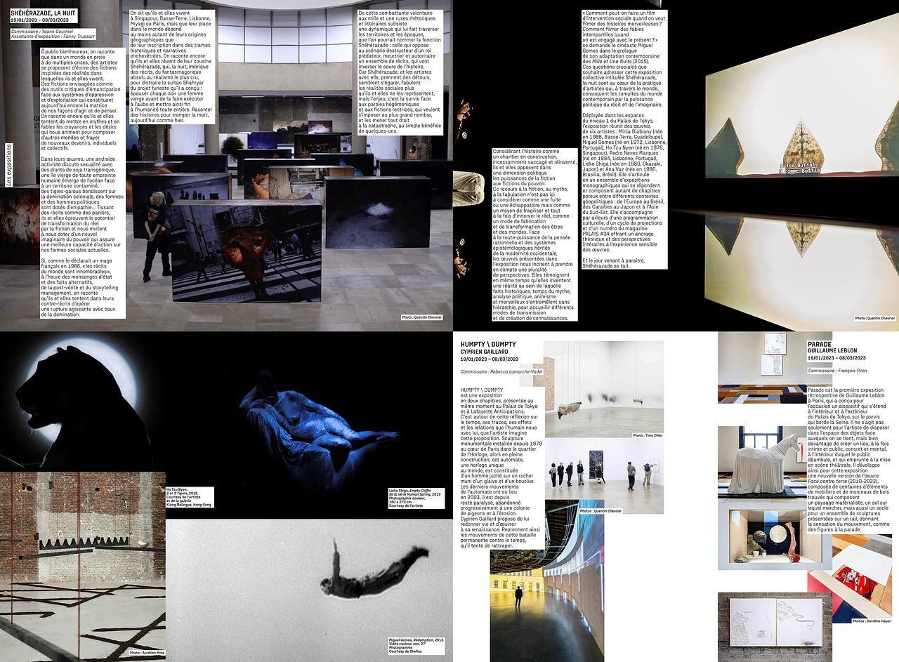 Programme culturel du Palais de Tokyo