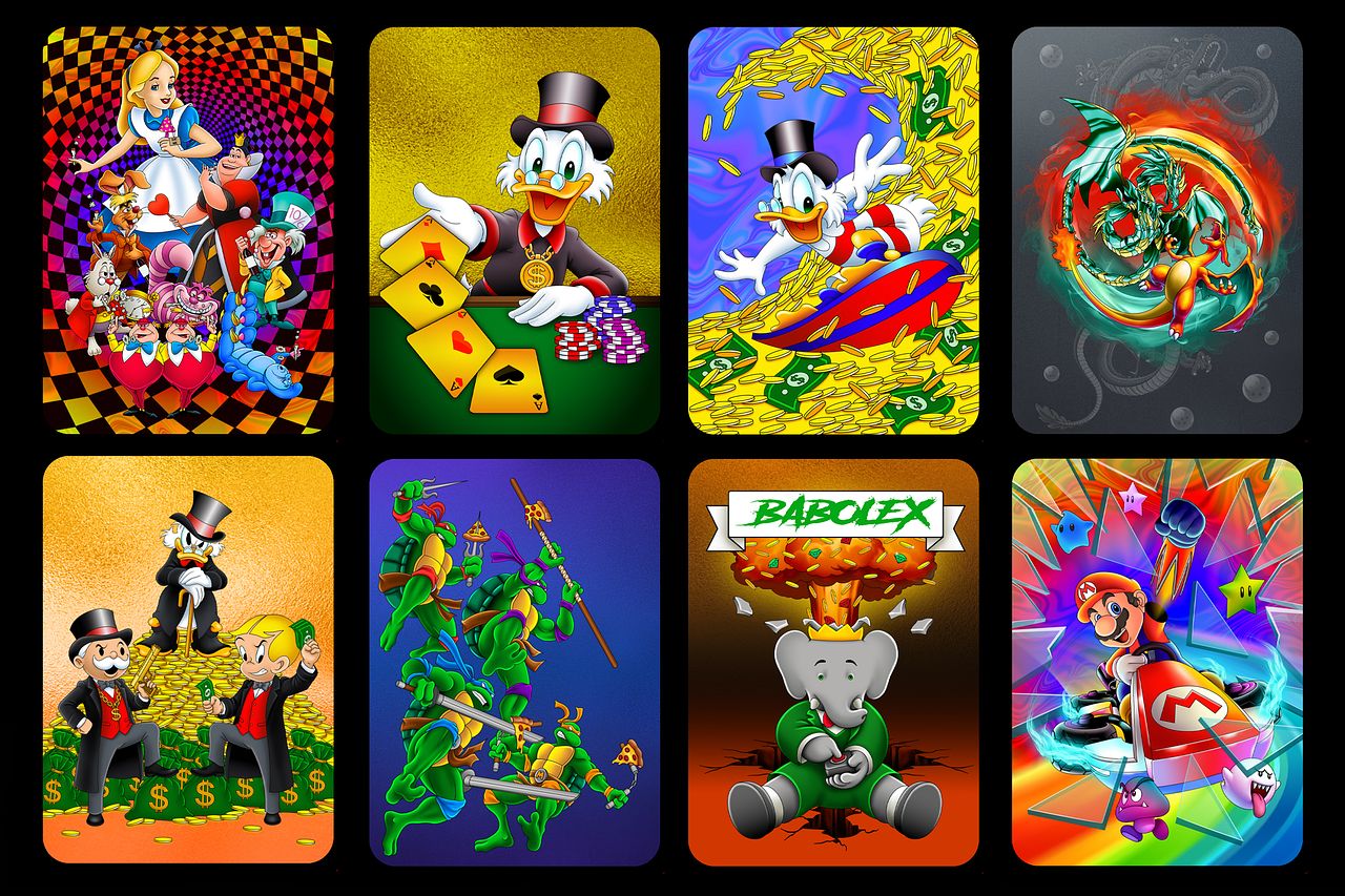 Cartes holographiques à collectionner