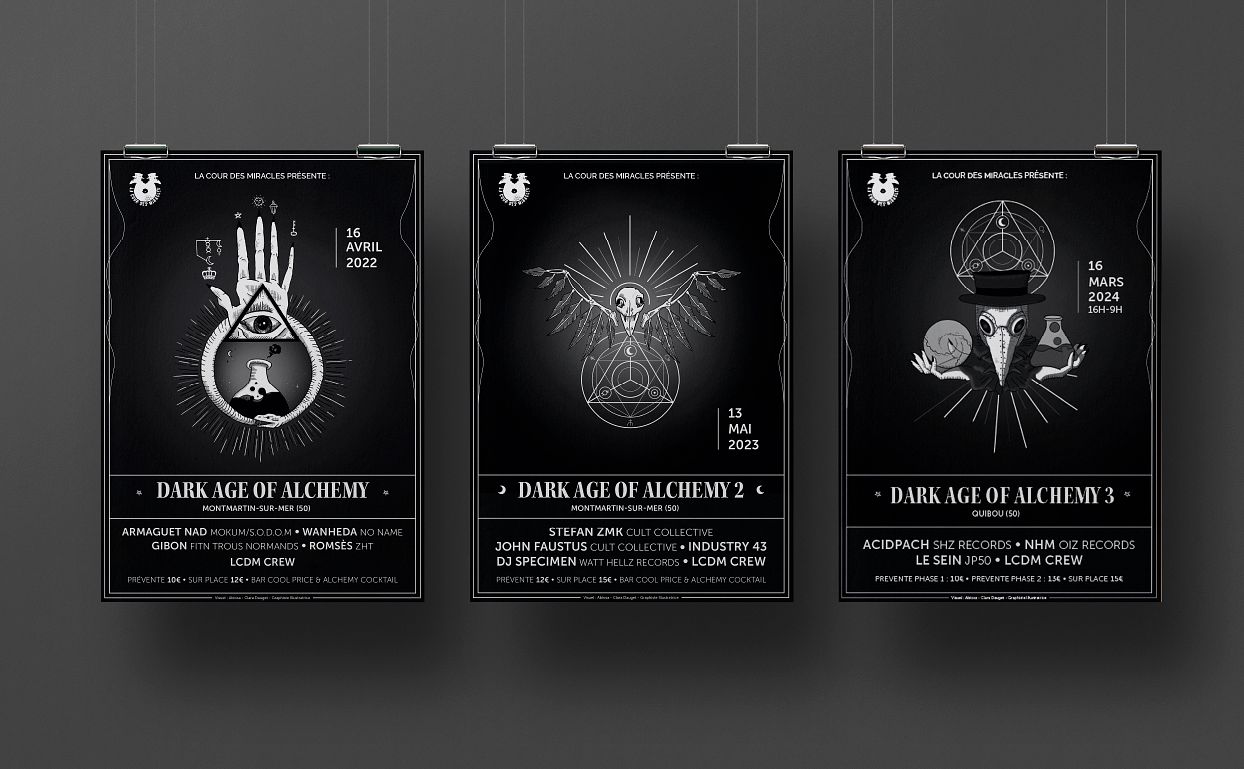 Affiches illustrées