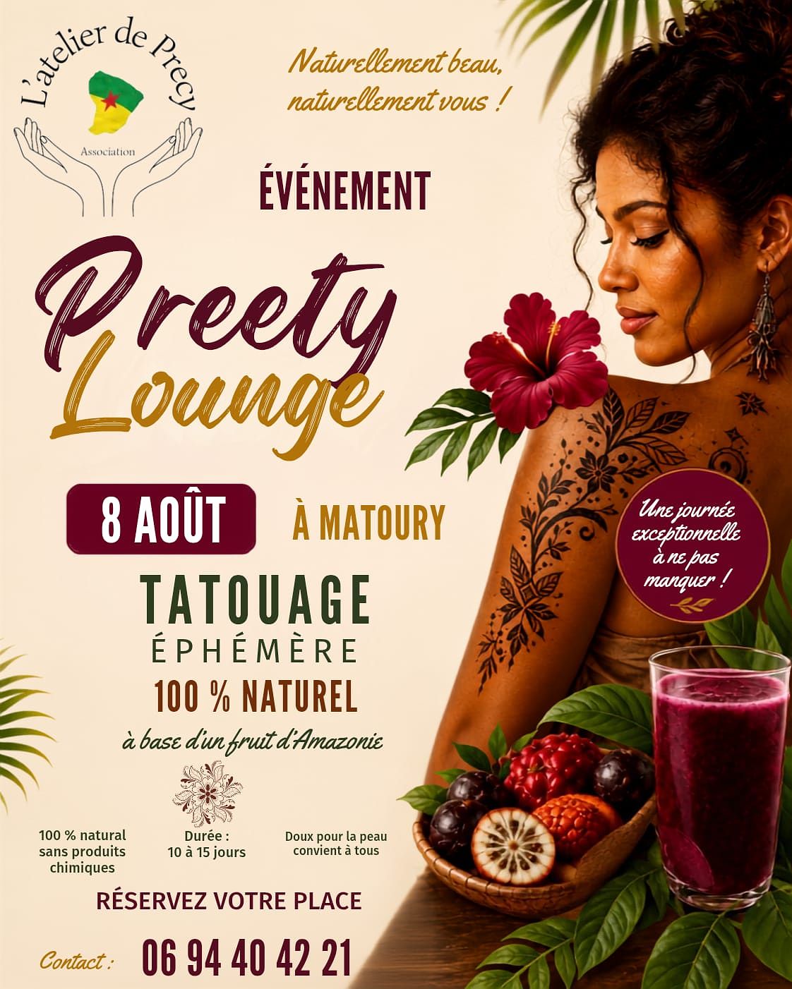 Affiche événementielle – Pretty Lounge