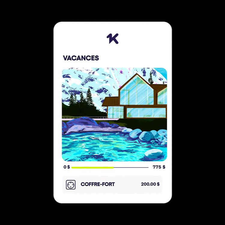 Animation UI app bancaire