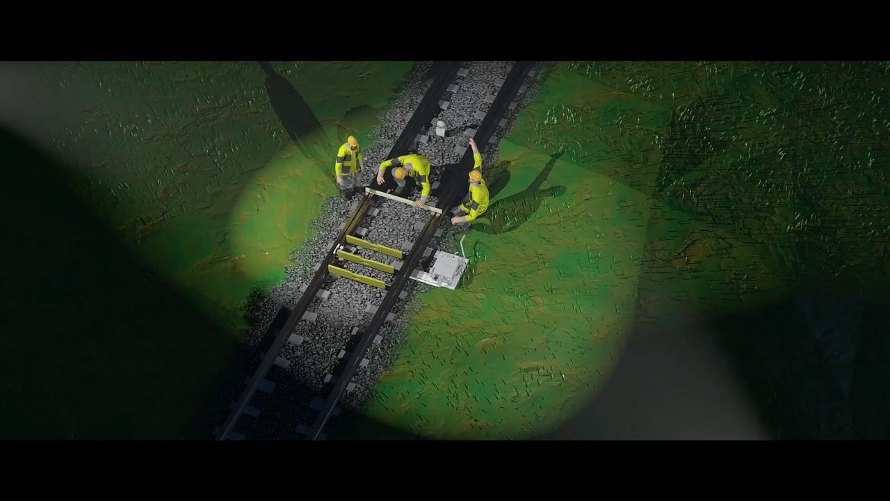 Appareil de voie intelligent avec Vossloh