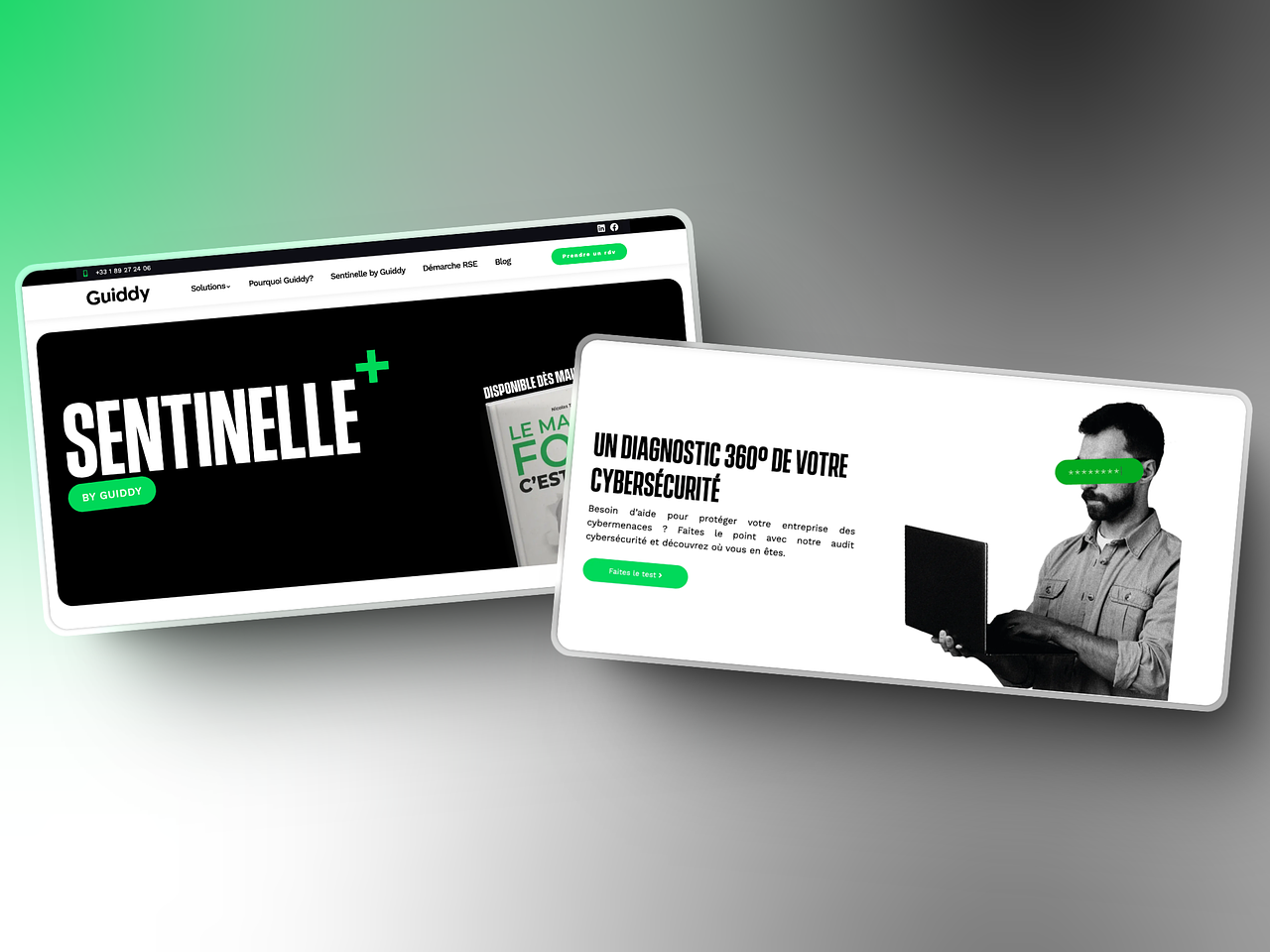 Création site vitrine - Guiddy