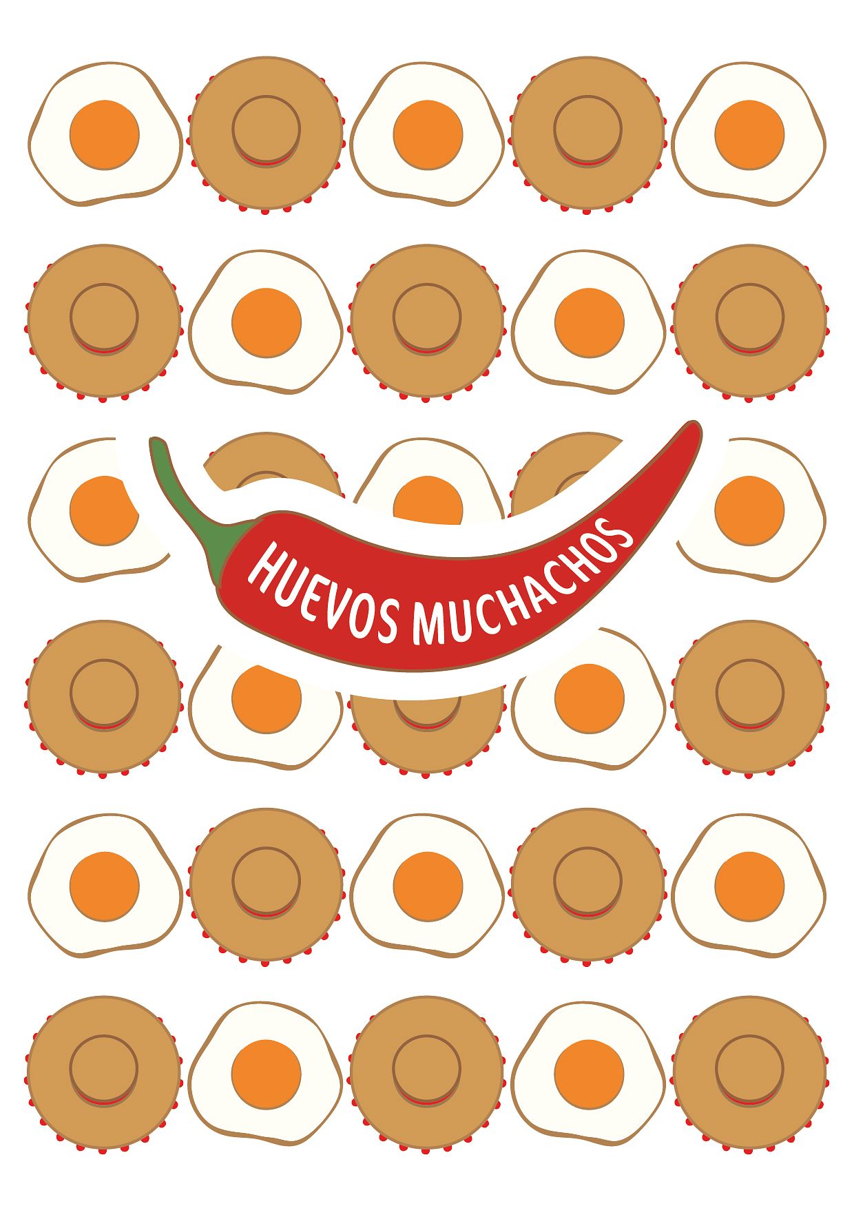 Affiche Huevos Muchachos