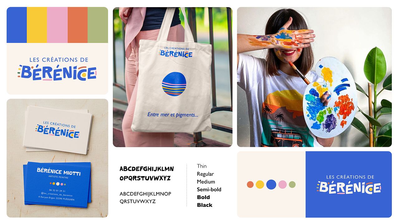 Charte graphique Bérénice Peintre