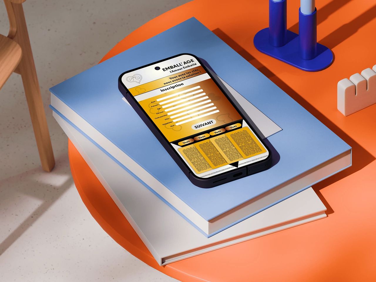 Design pour application