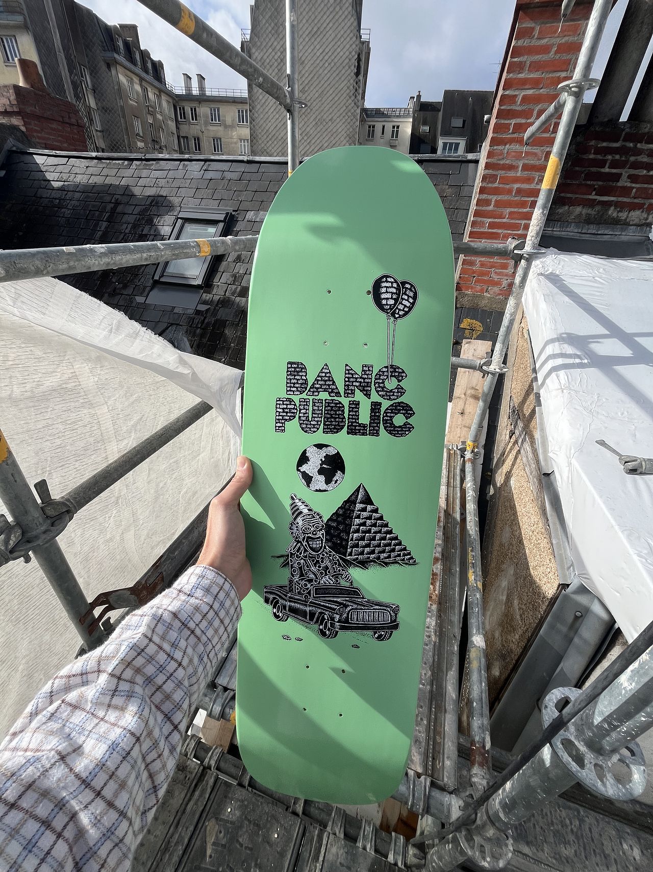Skateboard Banc Public