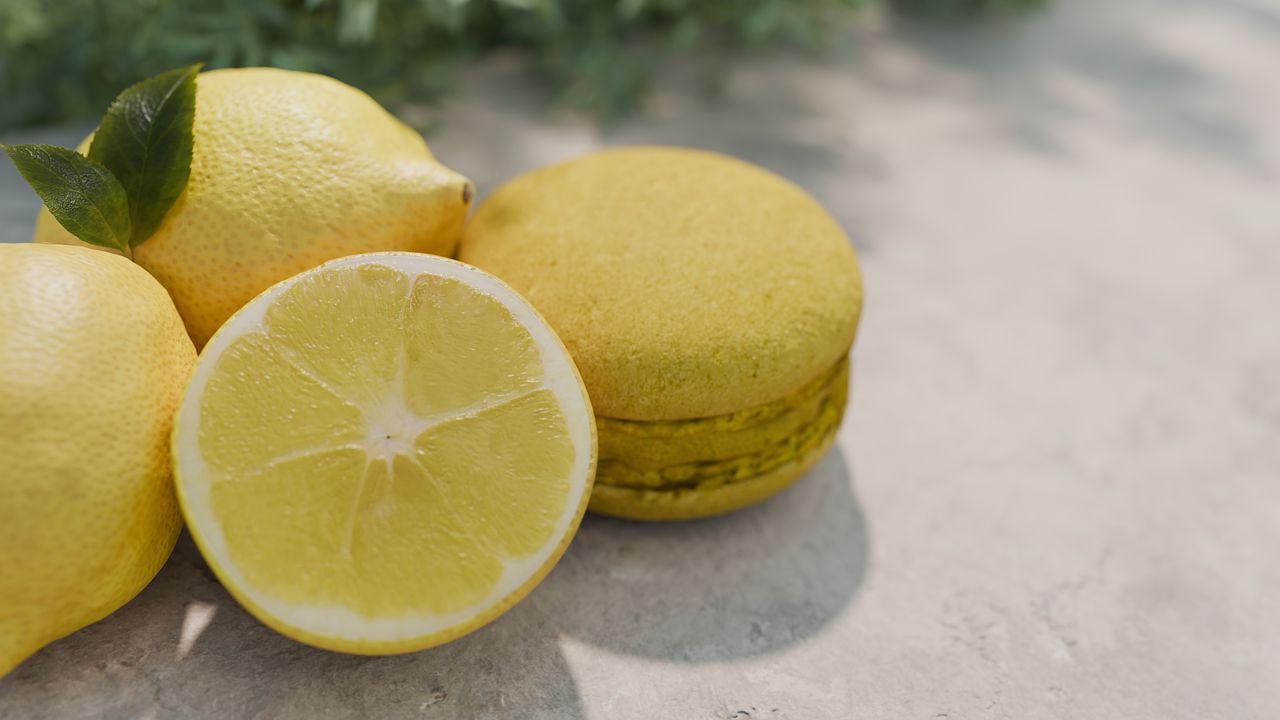 Modélisation 3D de macarons et de citrons