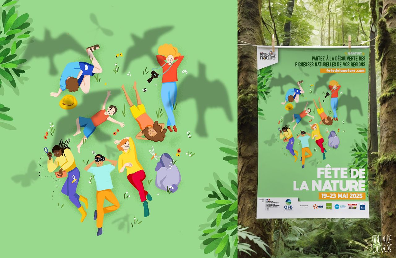 Illustration affiche Fête de la nature 2025
