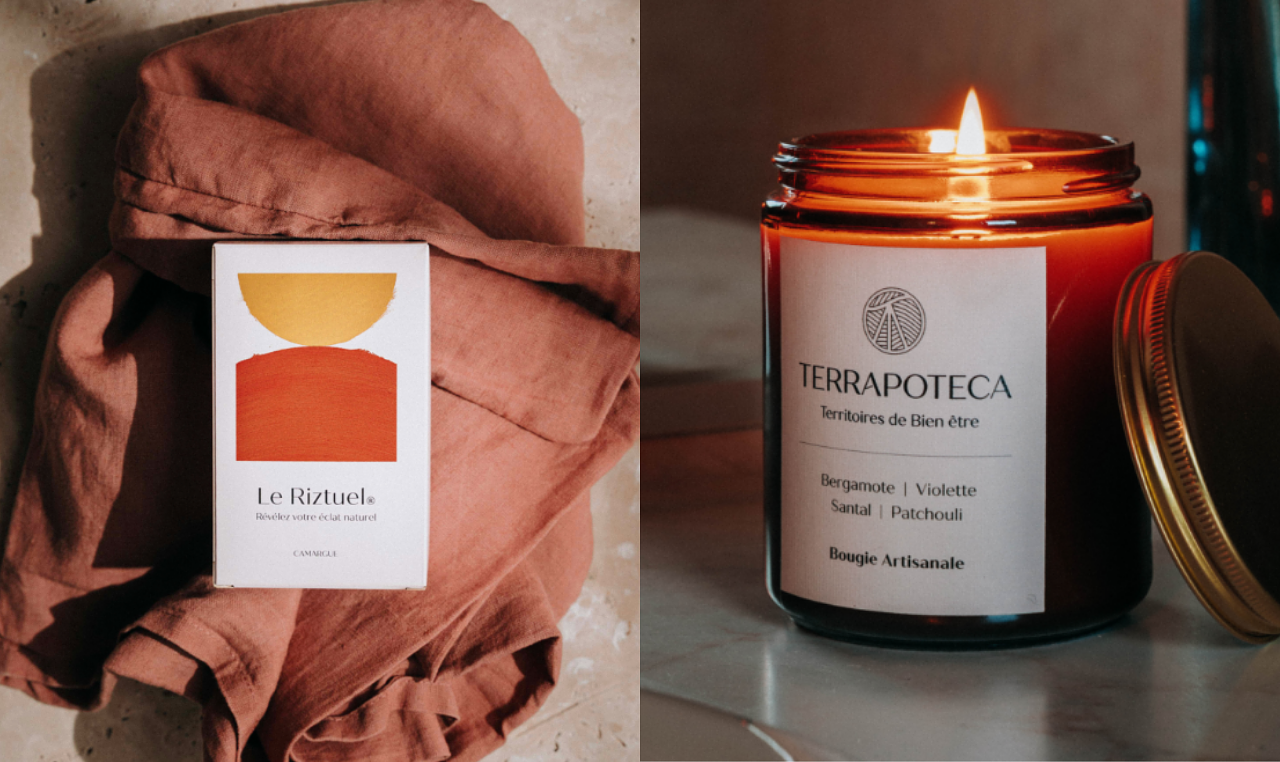 Création d'étiquette de bougie pour Terrapoteca