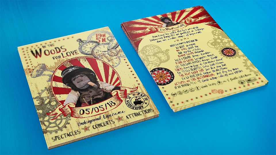 Flyer "In the Woods for Love"