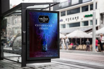 Kraken bus shelter poster