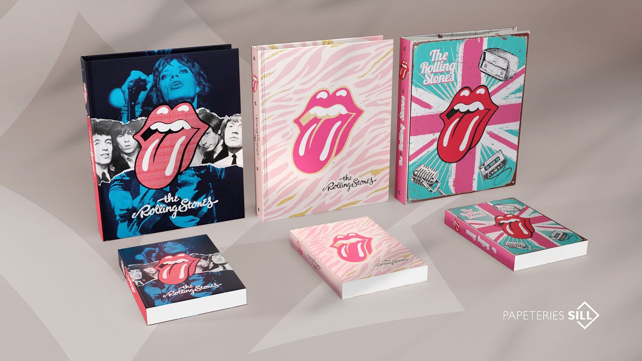 Couverture Rolling Stones classeur et agenda