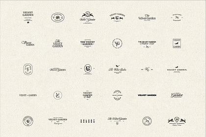 Collection logo minimal premium