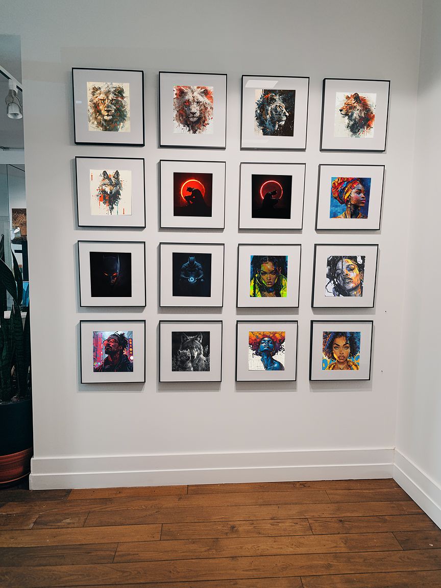 Mockup pour la vente d'un tableau/image