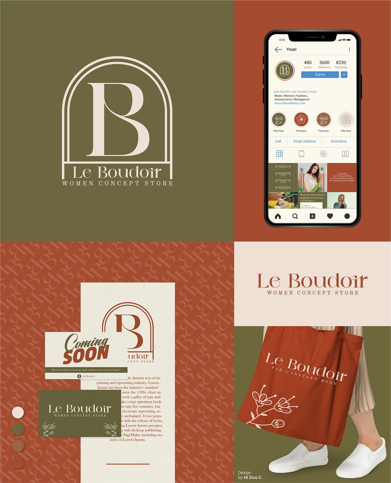 Identité Visuelle -Le Boudoir