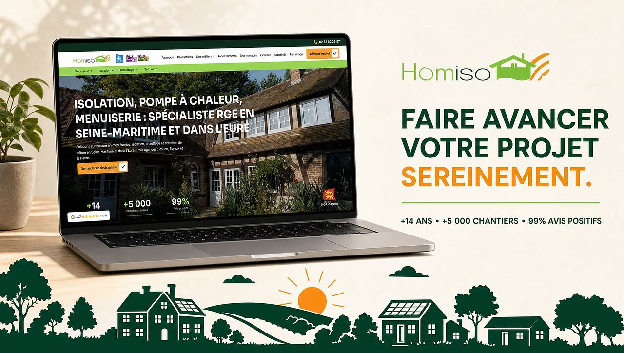 HOMISO · Entreprise RGE en Seine-Maritime