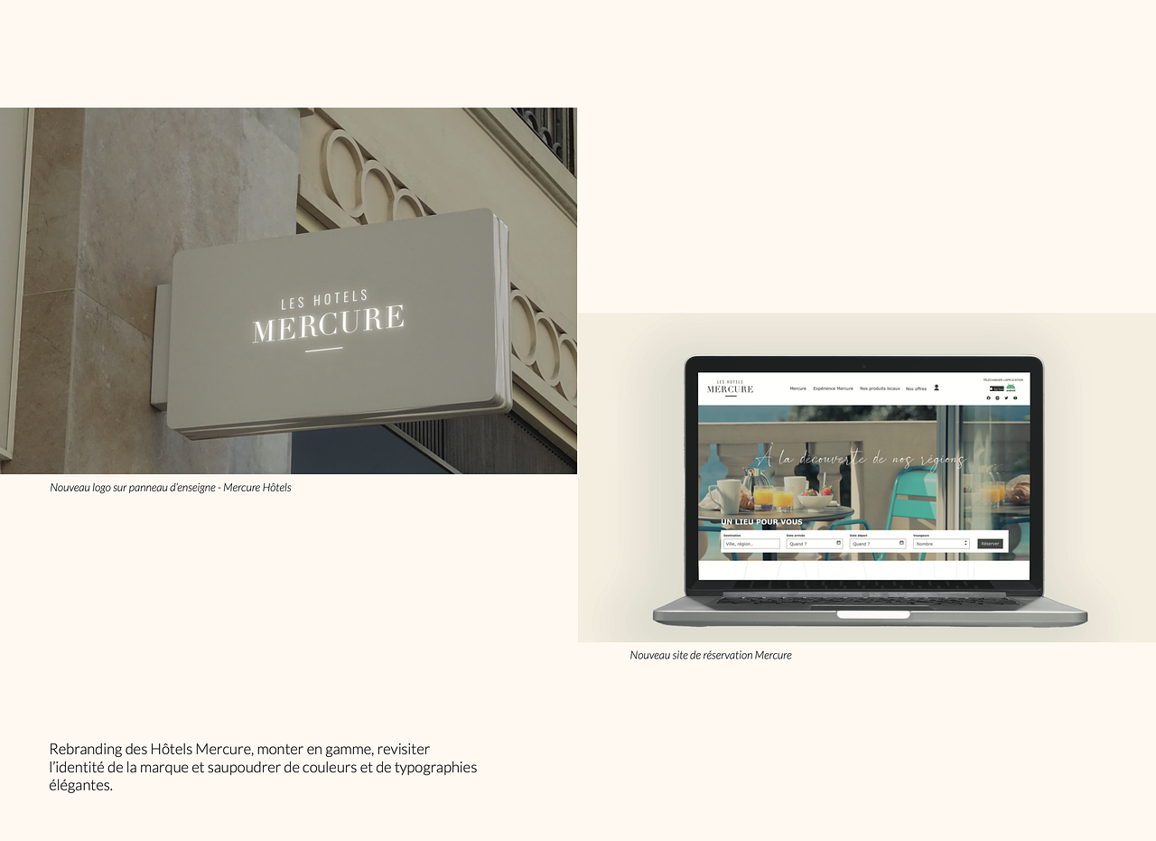 Rebranding hôtels Mercure