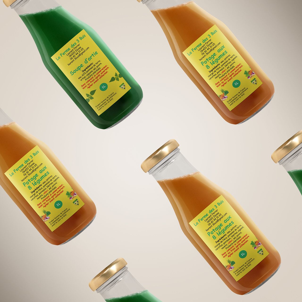 Etiquettes - La Ferme des 3 Buis