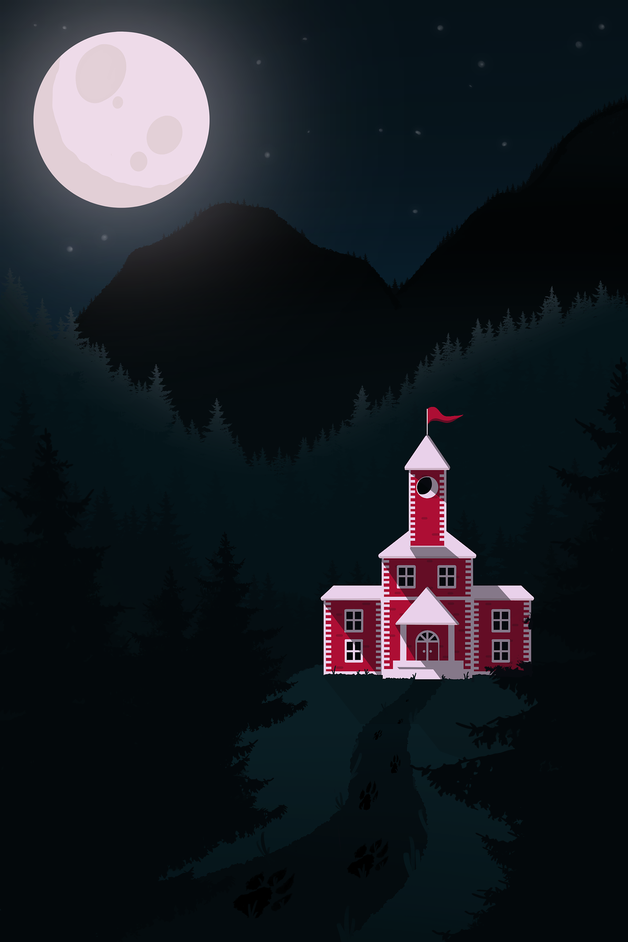 Illustration - Werewolf School