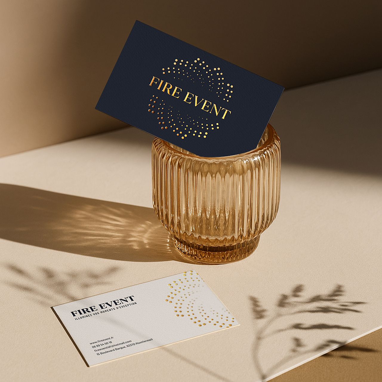 Identité visuelle pour un artificier événementiel