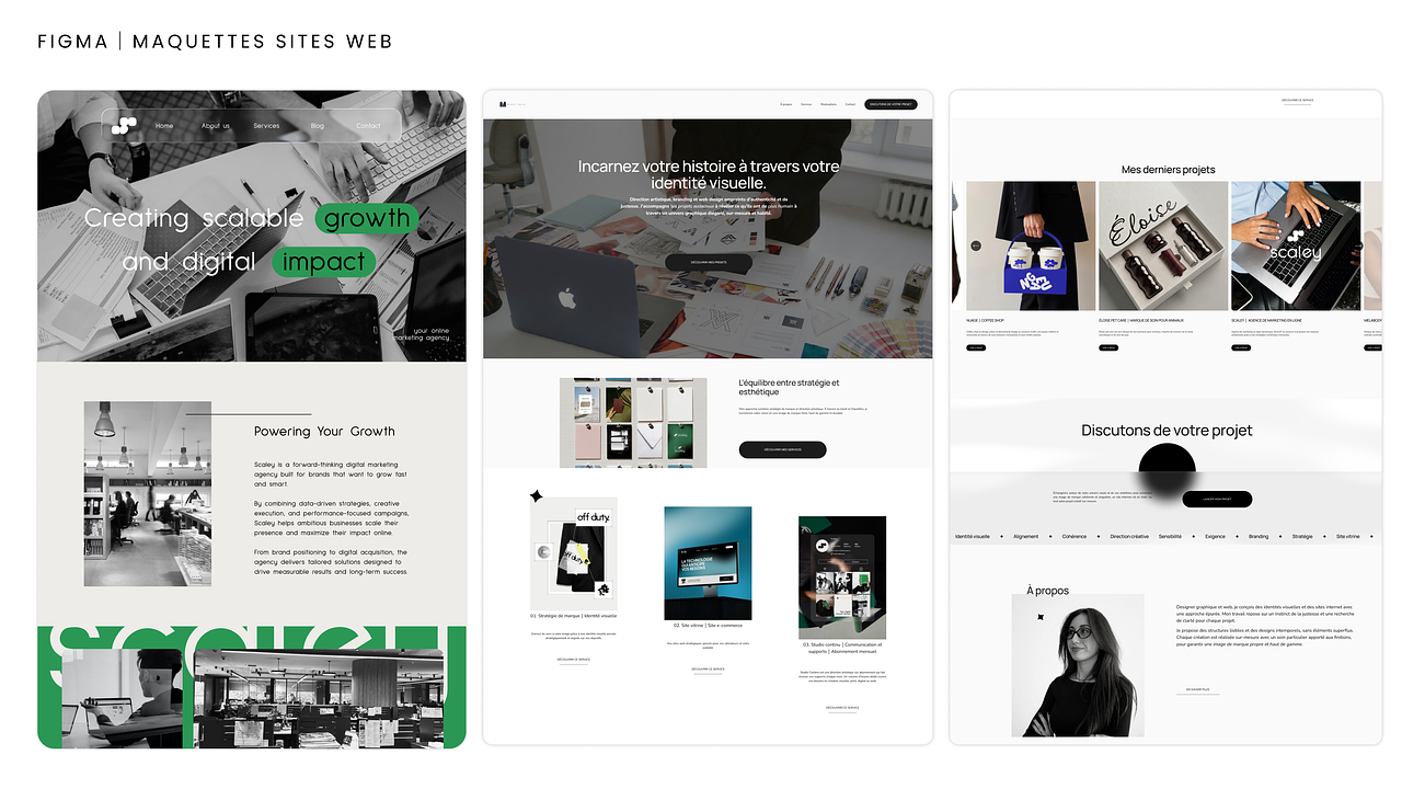 FIGMA | Maquettes sites web