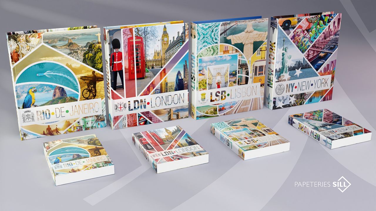 Couvertures City classeur et agenda