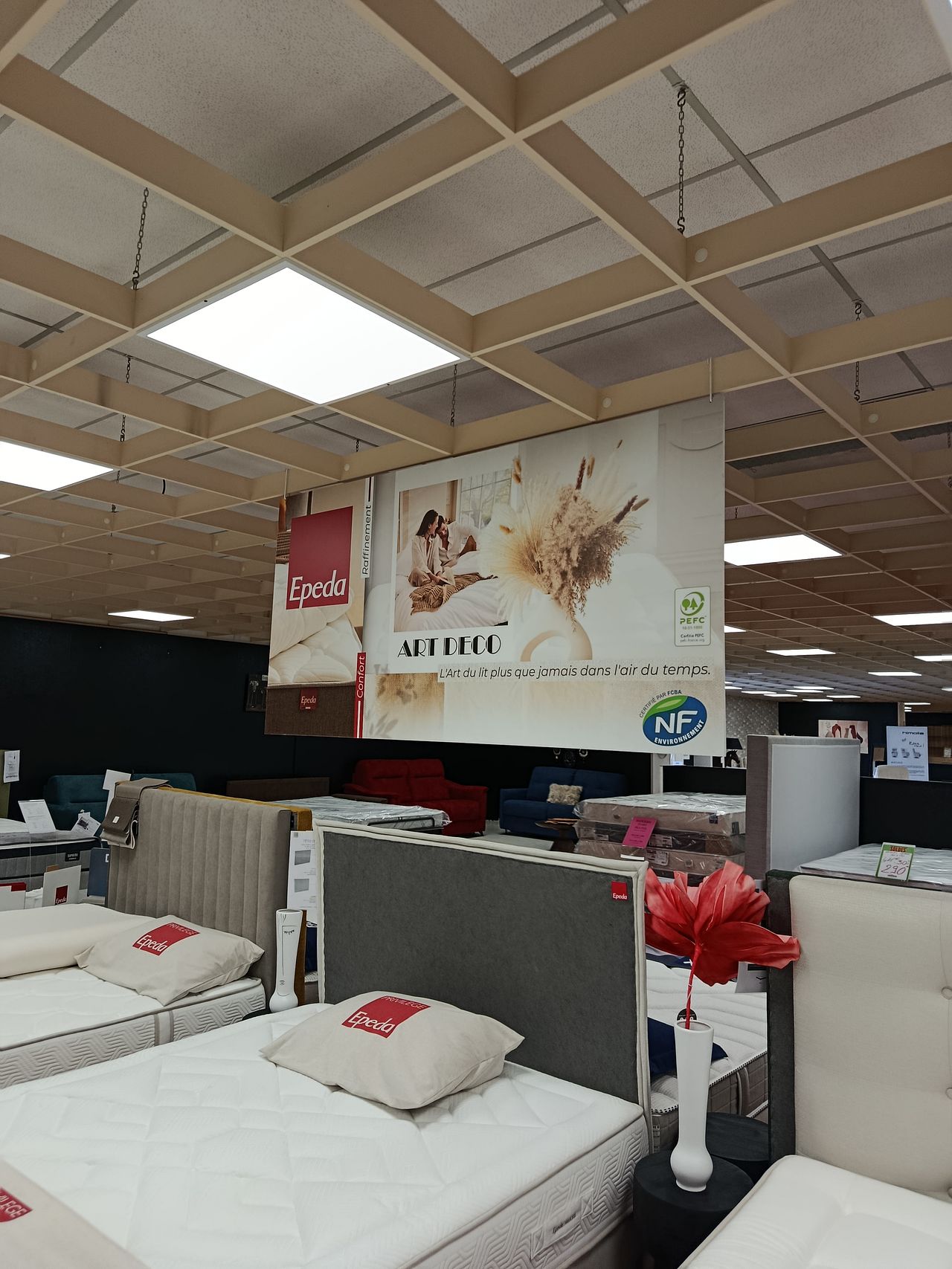 PLV en magasin d'ameublement