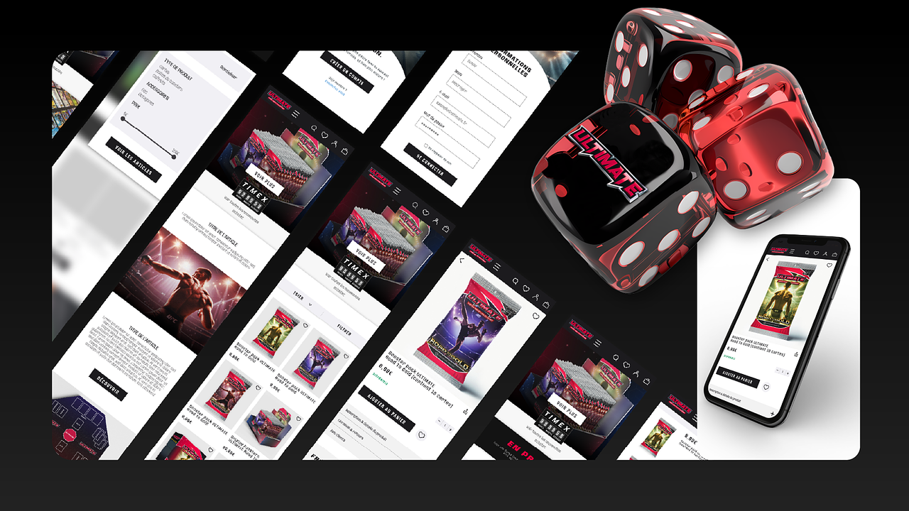 ULTIMATE - MAQUETTE UX/UI