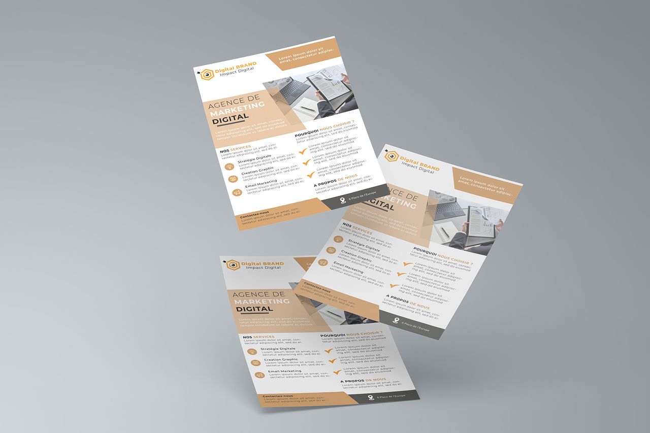 Flyer Agence de Marketing Digital