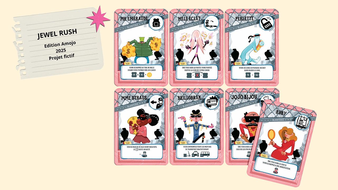 Illustrations packaging de jeu