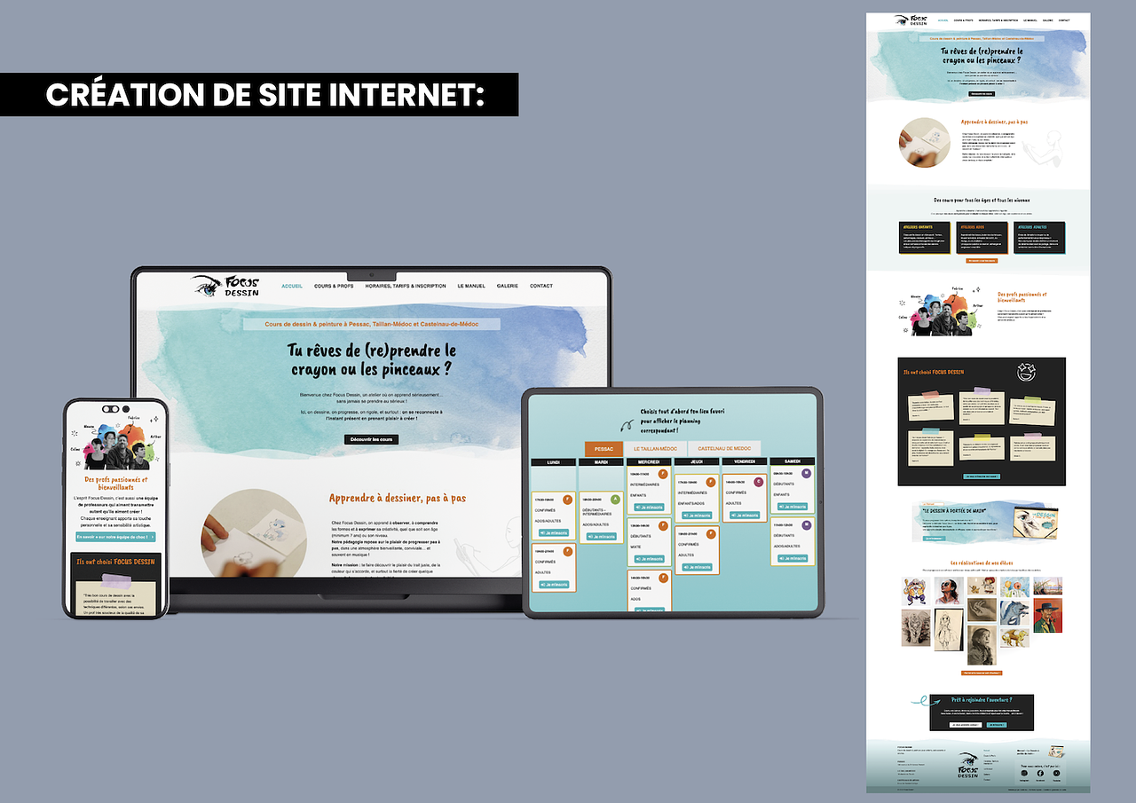 Création de site web