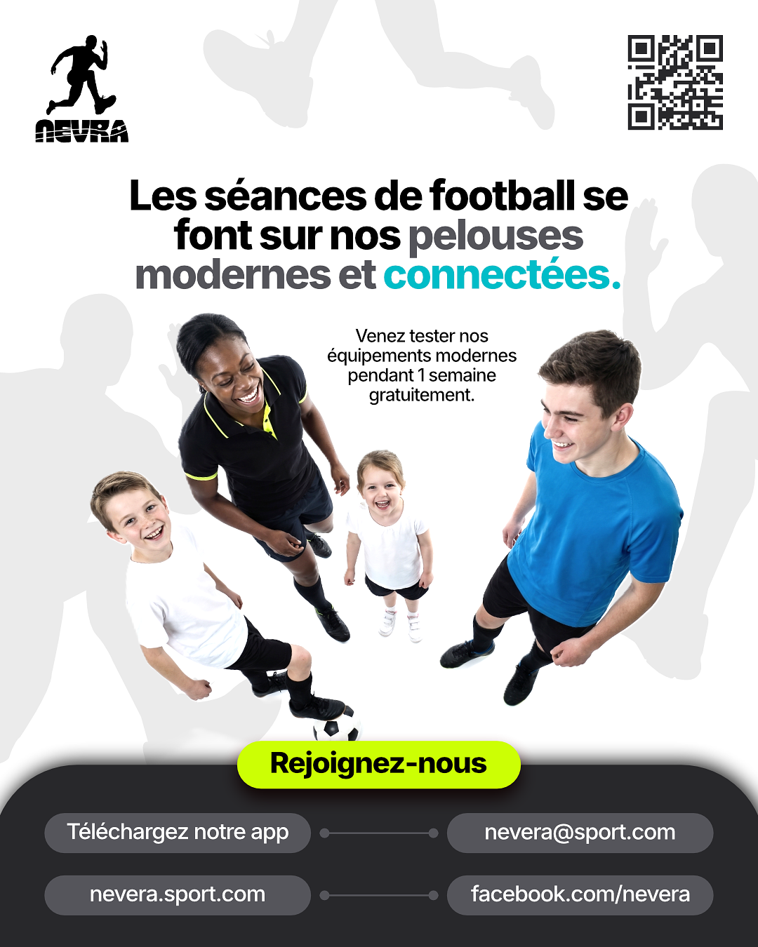 Design de la marque fictive NEVRA SPORTS