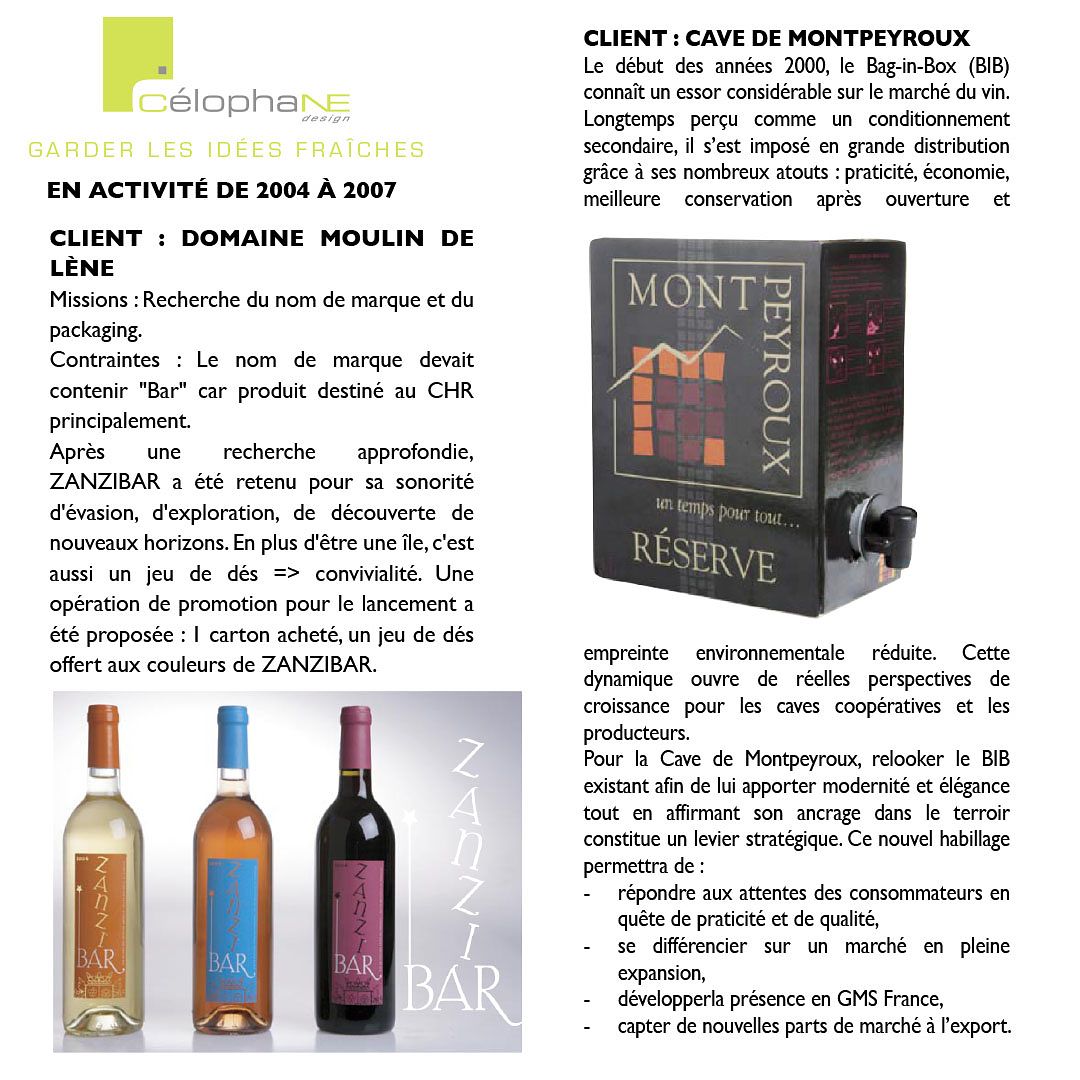 Packaging viticole