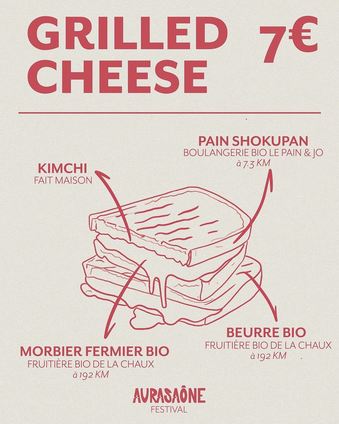 Menu AuraSaône Festival