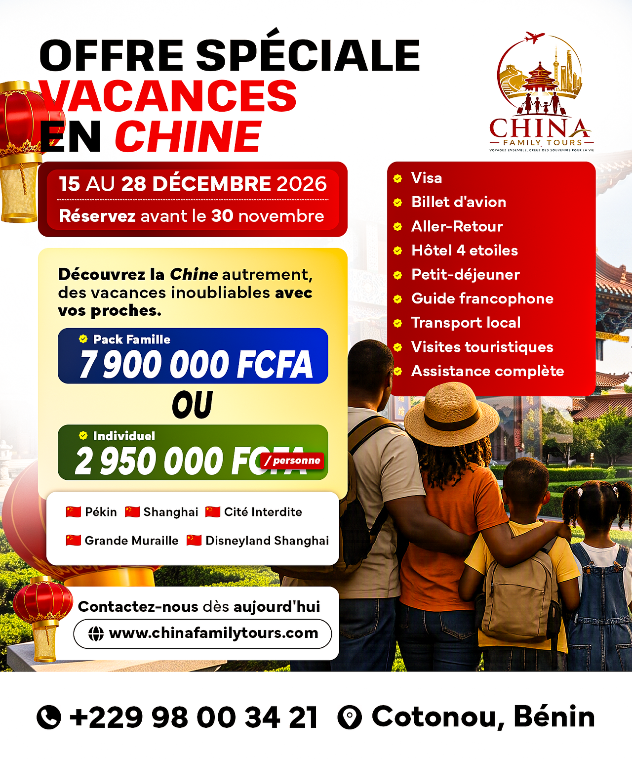 China Family Tours — Flyer de Campagne Touristique