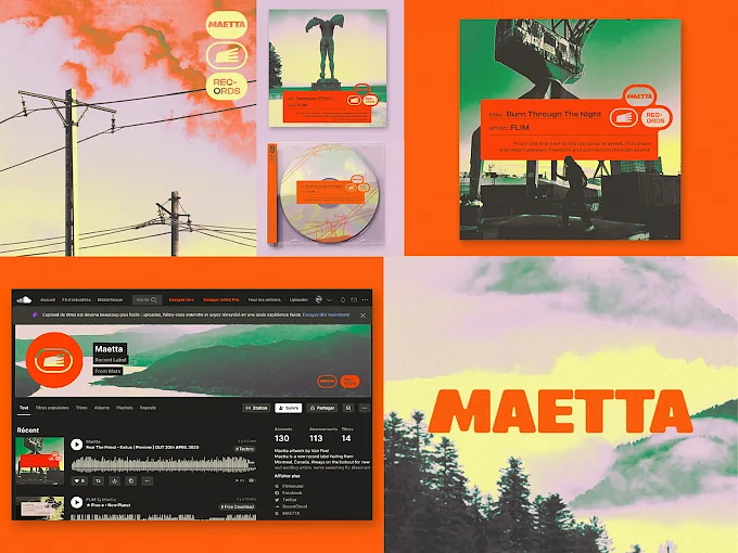 Identité visuelle - Maetta Records