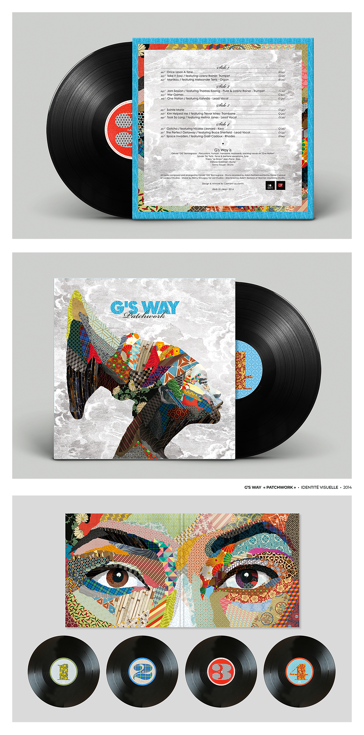 VINYLE G'S WAY "PATCHWORK"