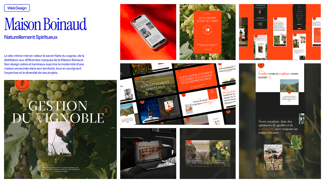 Maison Boinaud - Webdesign