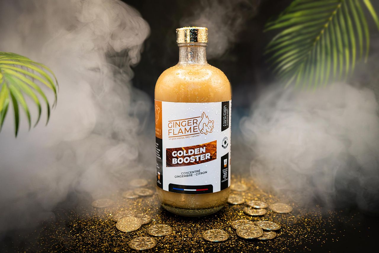 Packaging // Golden Booster - Ginger Flame 🔥
