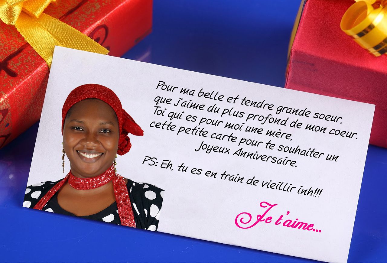 Carte d'anniversaire