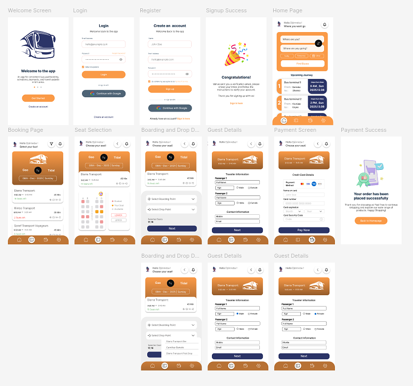Design web - Application mobile| Achat deTickets