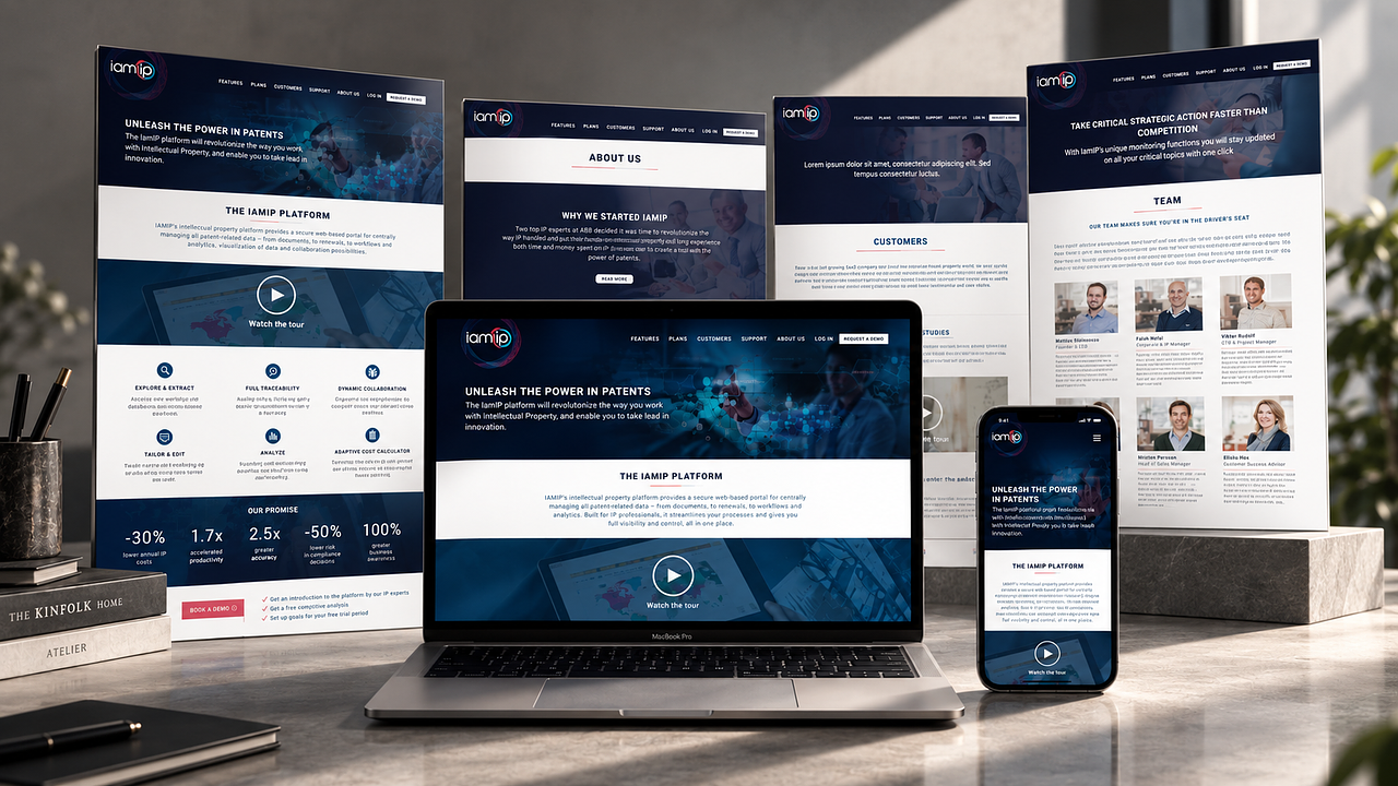 IAMIP — Webdesign responsive & UI Design