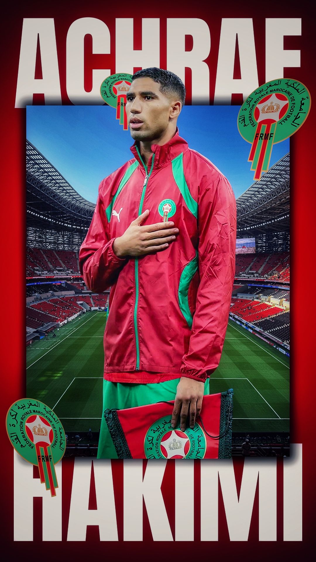 Affiche de joueurs de foot