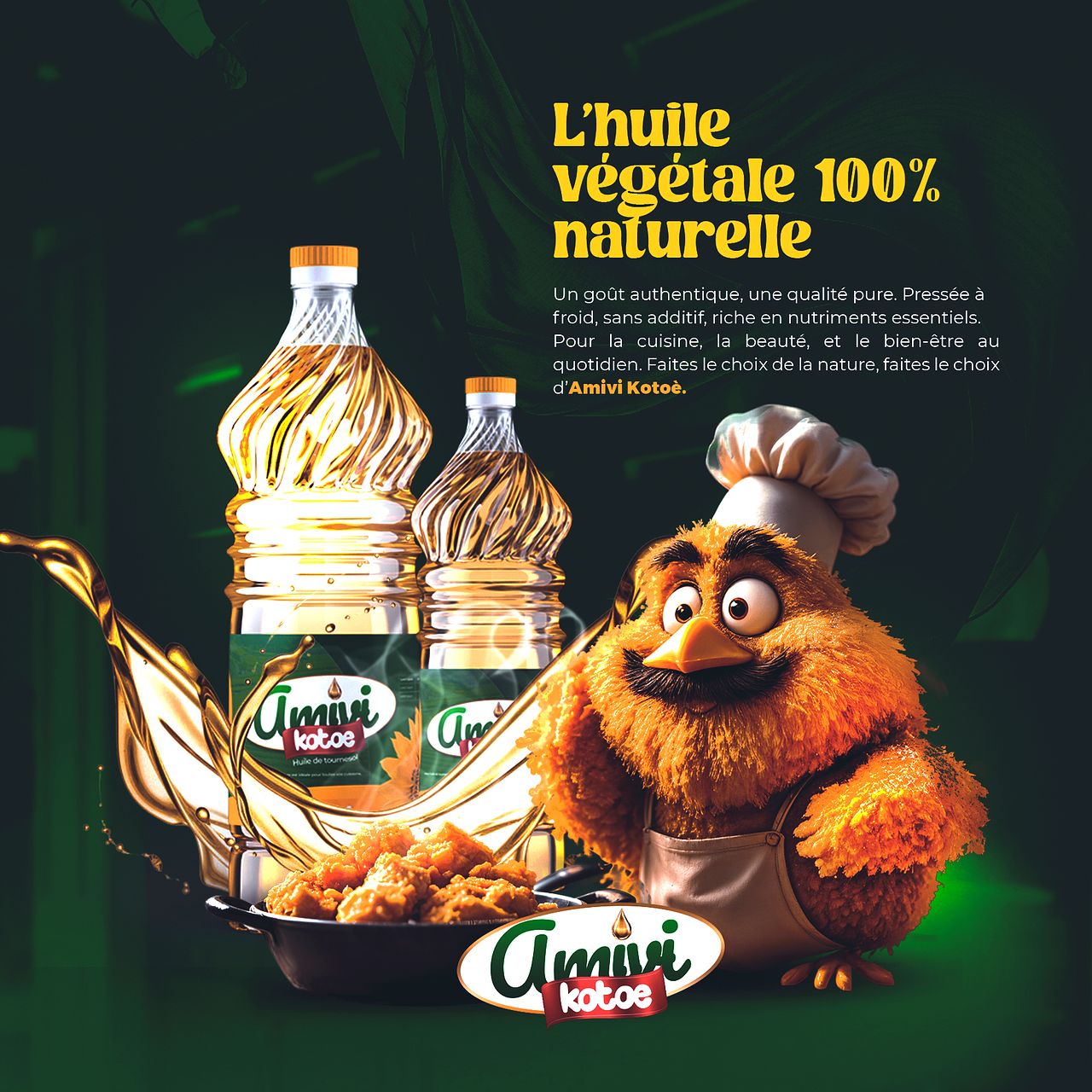 Affiches Huile Promo