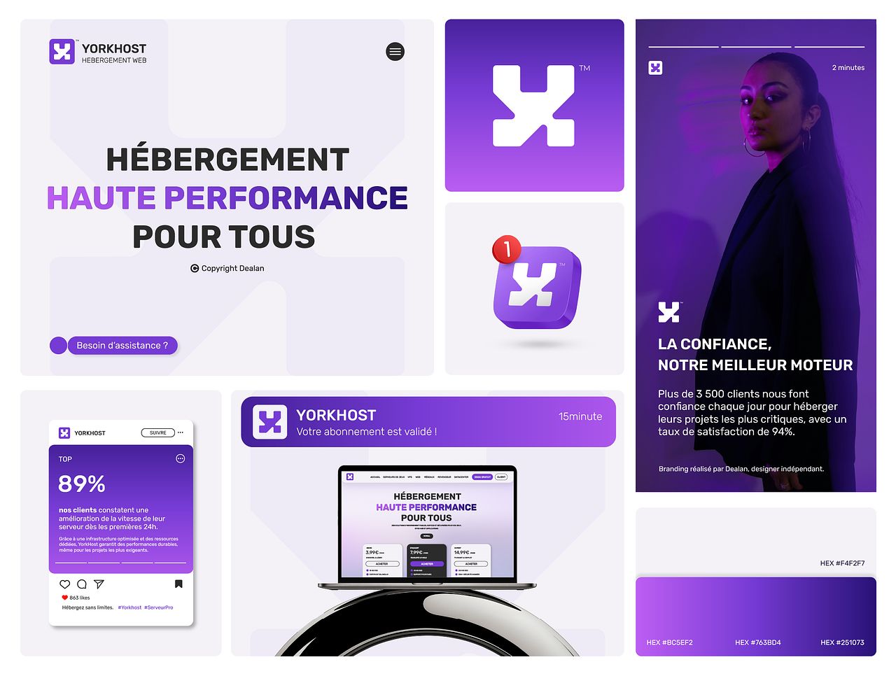Charte Graphique & Identité Visuelle – YORKHOST