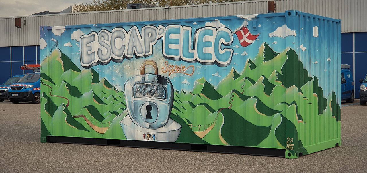 Peinture murale/graff – Enedis