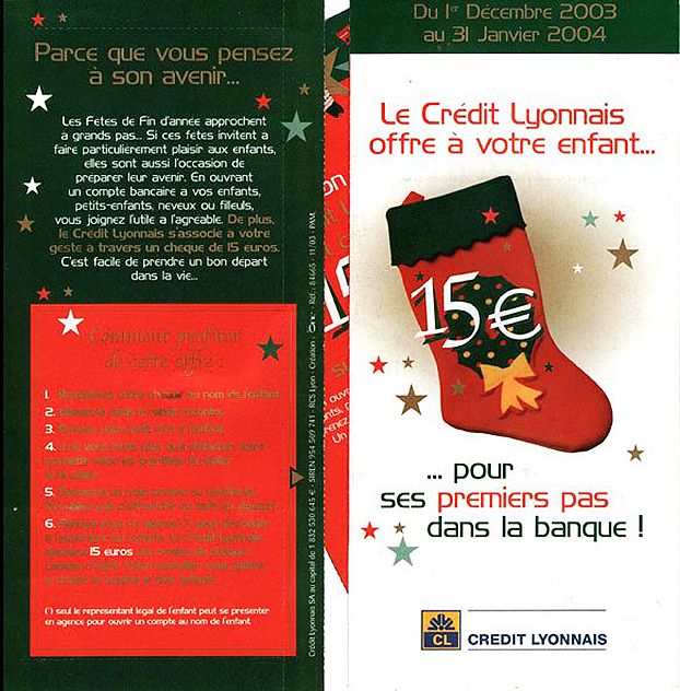 Dépliant Credit Lyonnais