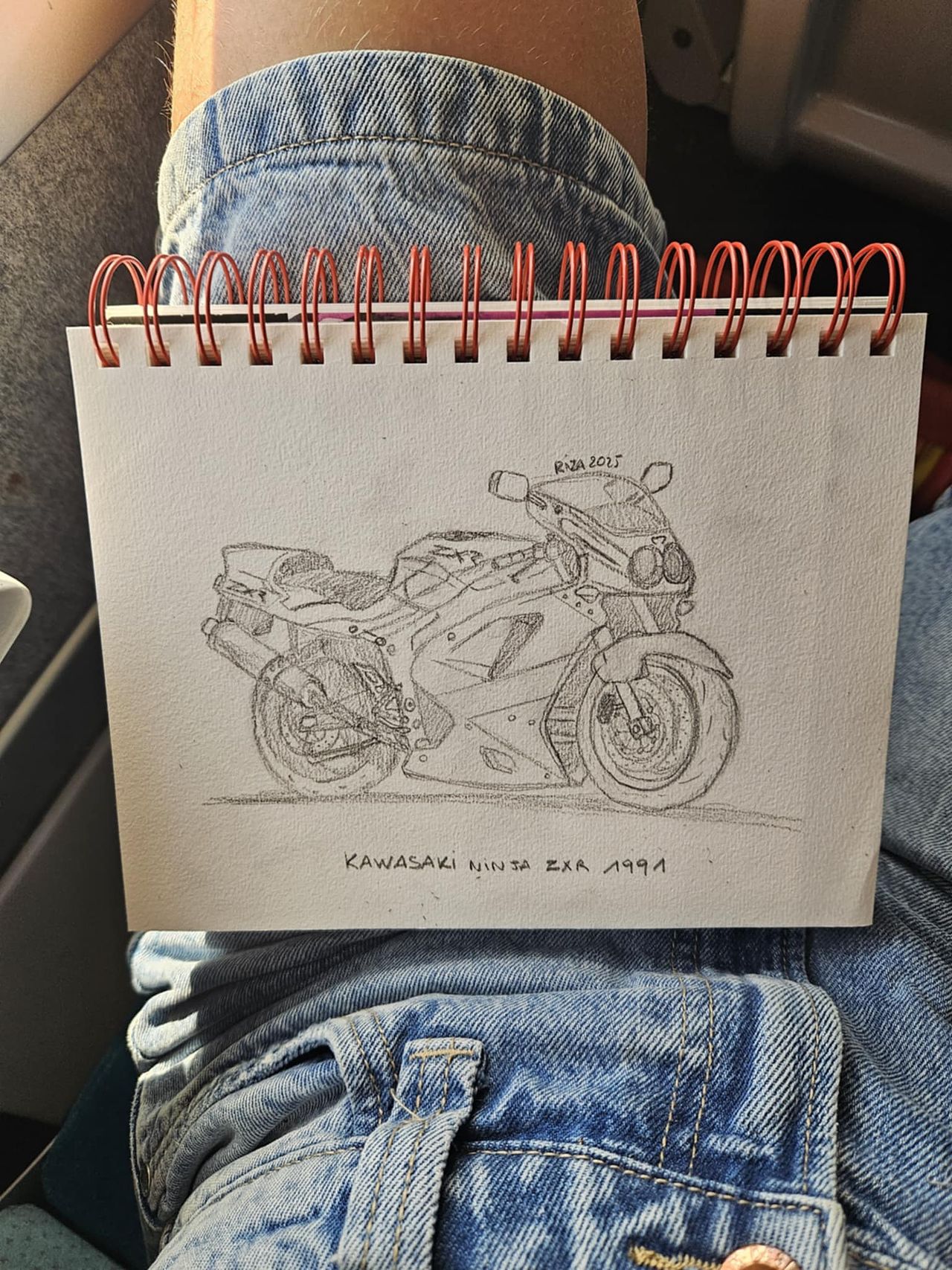 Dessin moto RIZA